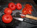 Tomates pelées…