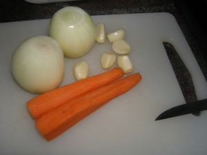 Aïl, oignons, carottes...